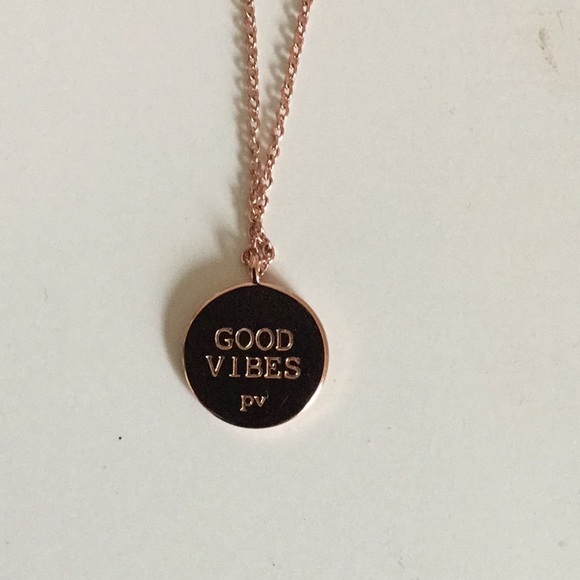 Pura Vida Rose Gold Necklace with Wave Charm - Picture 2 of 5